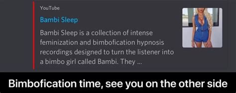 bambi sleep hypnotube|Search: bambi+sleep .